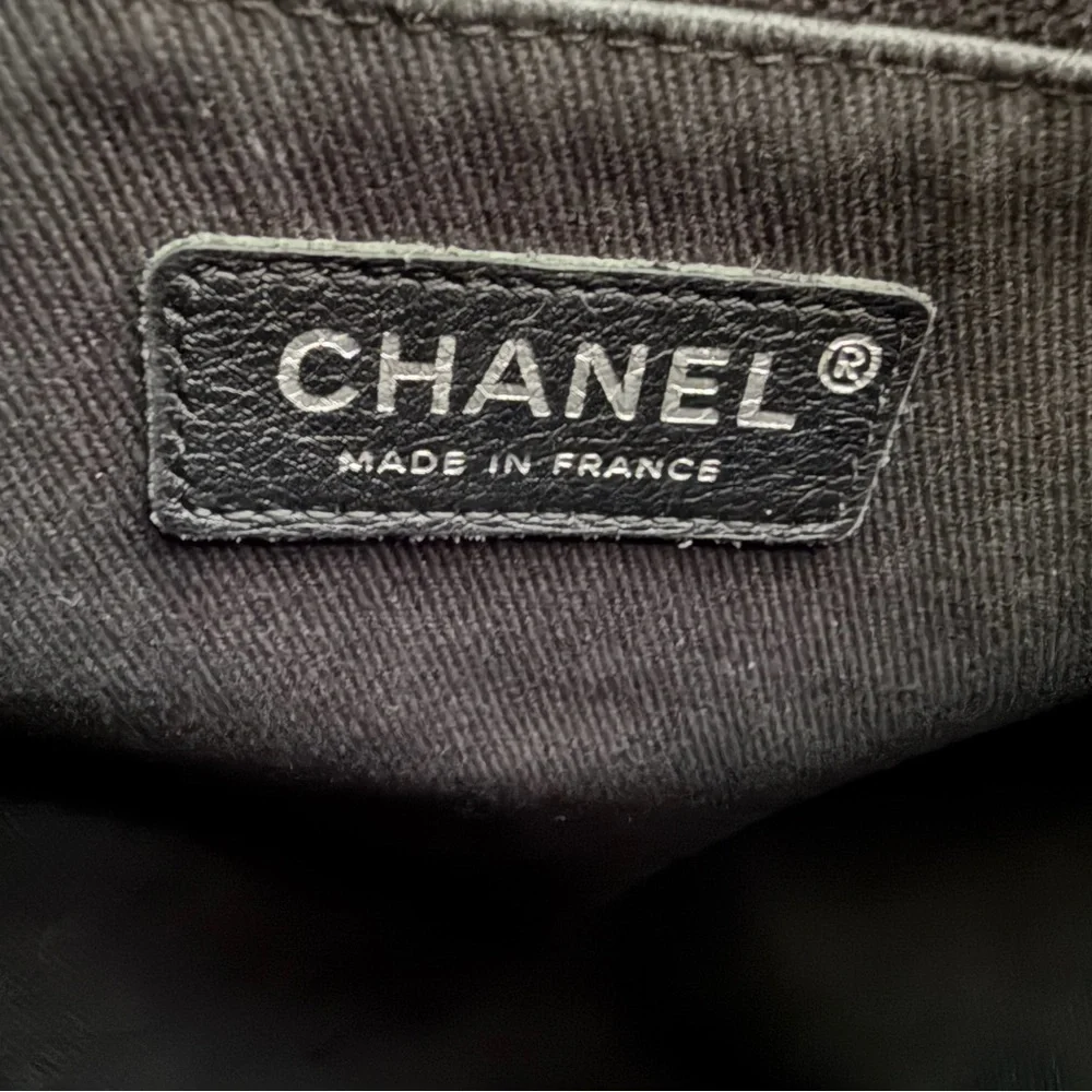 Chanel Pleated Timeless Chain Tote